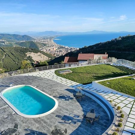 Appartamento Emma Con Piscina - Vista Mare"Tenuta Croce" Salerno Dış mekan fotoğraf